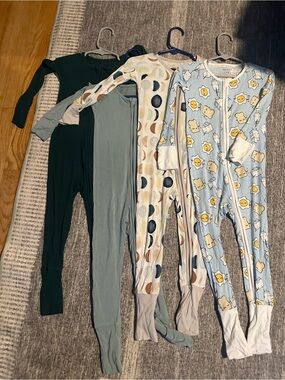 Kids One-Piece Pajama Set Bundle Little Sleepies bamboo